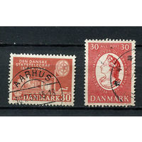 Дания - 1954 - Полные серии [Mi. 351, 352] - 2 марки. Гашеные.
