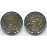 Литва. 5 литов (1999)