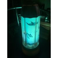 Идеальный светильник с плавающими рыбками для  вечерней беседы  за столом-заводской Китай для каталога "Отто" из Германии.