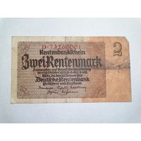 Германия 2 марки 1937 D