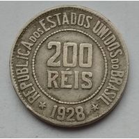 Бразилия 200 реалов (рейс) 1928 г.