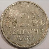 15. Германия 2 марки "J" 1951 год
