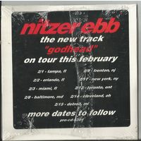 NITZER EBB - Godhead (USA 1991 CD сингл промо новый запечатан 3 трека)