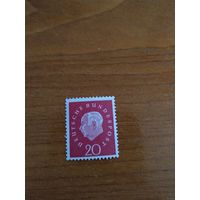 1959 ФРГ Мих 184 чистая клей MNH** 1-10