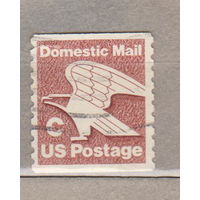 ПОЧТА ПТИЦА Орел-внутренняя Почта США 1981 год Лот 2 РУЛОННАЯ без нижней и верхней перфорации