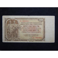 Чехословакия 100 крон 1953г.