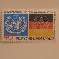 ФРГ 1973. Вступлении Германии в ООН