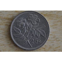 Мальта 25 центов 1986