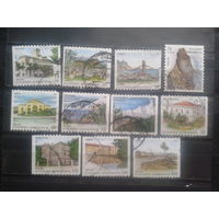Греция 1992 Стандарт, виды провинций 11 марок