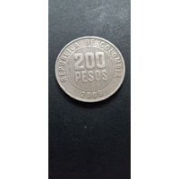 Колумбия 200 песо 2009 г.