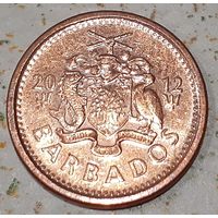 Барбадос 1 цент, 2012 (7-3-4)