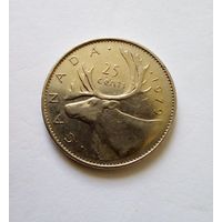 Канада 25 центов 1979 г