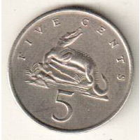 Ямайка 5 цент 1972