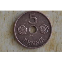 Финляндия 5 пенни 1941