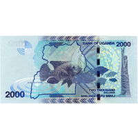 Уганда, 2000 шиллингов, 2021 г., UNC