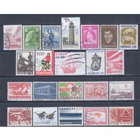 [2775] Дания. 22 гашеные марки.