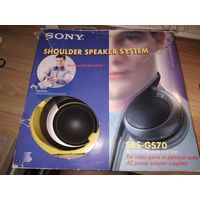 Игровая акустика sony SRS-GS70  Колонки активные наплечные, длинный шнур.  Для просмотра ТВ или комп. игр. Почта по РБ-6р