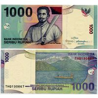Индонезия. 1000 рупий (образца 2000 года, выпуск 2013, P141m, UNC)