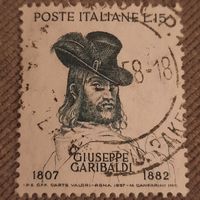 Италия 1957. Джузеппе Гарибальди 1807-1882