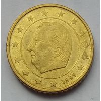 Бельгия 50 евроцентов 1999 г.