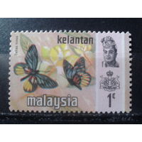 Малайские штаты Келантан 1971 Бабочки**