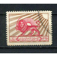 Иран - 1957 - Лев с мечом (фискальная марка) - 1 марка. Гашеная.  (LOT AN14)
