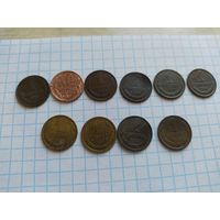 Монеты СССР 1 копейка подборка, старт с 1 руб