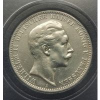 Германия. Пруссия 3 марки 1910 год.
