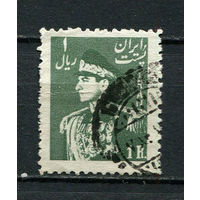 Иран - 1951/1953 - Шах Мохаммад Реза Пехлеви 1R - [Mi.853] - 1 марка. Гашеная.  (LOT AQ37)