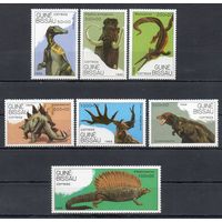 Вымершие животные Гвинея-Бисау 1989 год серия из 7 марок