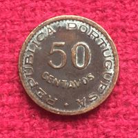 Мозамбик 50 сентаво 1957 г. +