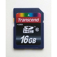 Карта памяти Transcend SDHC SD 16Gb Class10