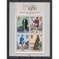 434. Великобритания. 100 лет со дня смерти Роуленда Хилла. 1979 г. Block 2. MNH. Mi##804-807.