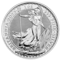 Великобритания ,2 фунта, 2023г. монета серебро