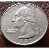 США 25 центов 1995 P