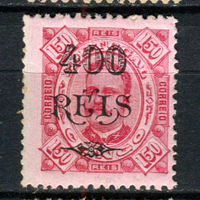 Португальское Конго - 1902 - Надпечатка 400 REIS на 150R - [Mi.40] - 1 марка. MH.  (Лот 147AV)