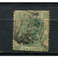 Британский Гонконг - 1882/1883 - Королева Виктория 10С - [Mi.38b] - 1 марка. Гашеная.  (LOT DX2)-T10P29