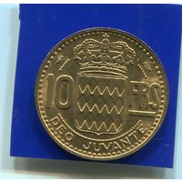 Монако 10 франков 1951