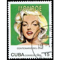 100 лет кинематографу Актеры Куба 1995 год 1 марка