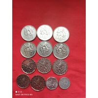 Монеты Чехии,в коллекцию нумизматам