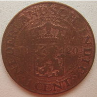 Нидерландская Индия 1 цент 1920 г.