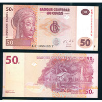 Конго 50 франков 2013 UNC