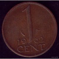 1 цент 1962 год Нидерланды