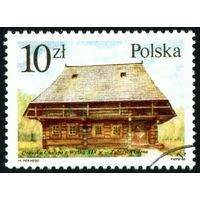 Деревянные постройки Польша 1986 год 1 марка