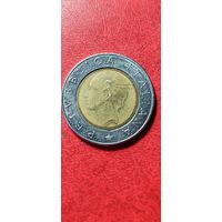 Италия 500 лир, 1991 год.