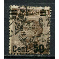 Королевство Италия - 1923 - Надпечатка 50С на 40 - [Mi.171] - 1 марка. Гашеная.  (Лот 56EL)-T2P18