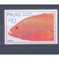 [2164] Палау 1995. Фауна.Рыбы. Концовка серии.MNH. Кат.20 е.