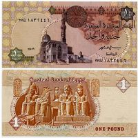Египет. 1 фунт (образца 25.01.1999 года, P50e, UNC)