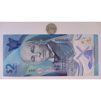 Werty71 Барбадос 2 доллара образца 2022 UNC банкнота Сахарная мельница Моргана Льюиса