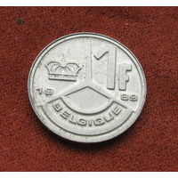 Бельгия 1 франк 1989 Q